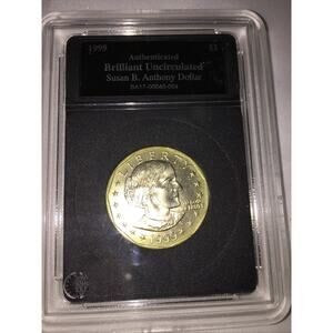 Silver Dollar Coin and display case Bradford Exchange The 20th Century